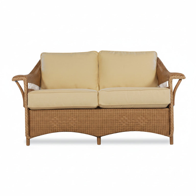 Lloyd Flanders Nantucket Wicker Outdoor Loveseat