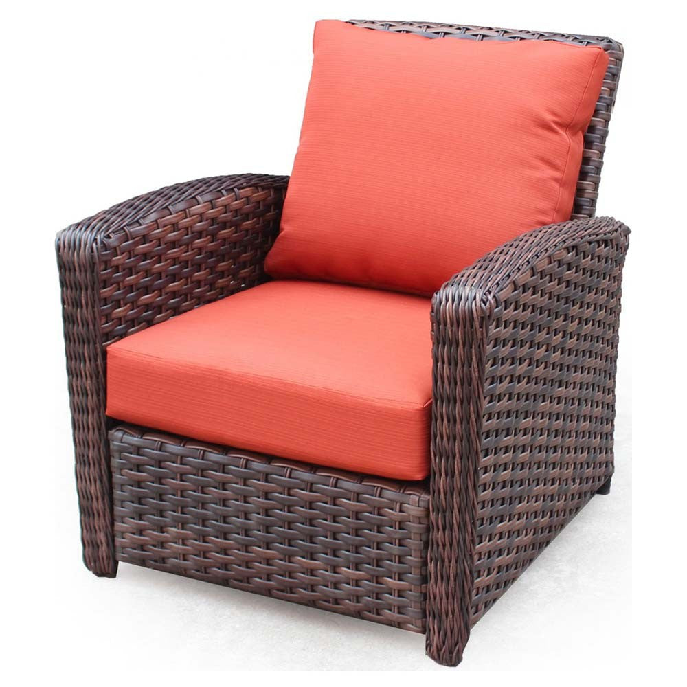 South Sea Rattan Huntington Wicker Lounge Chair