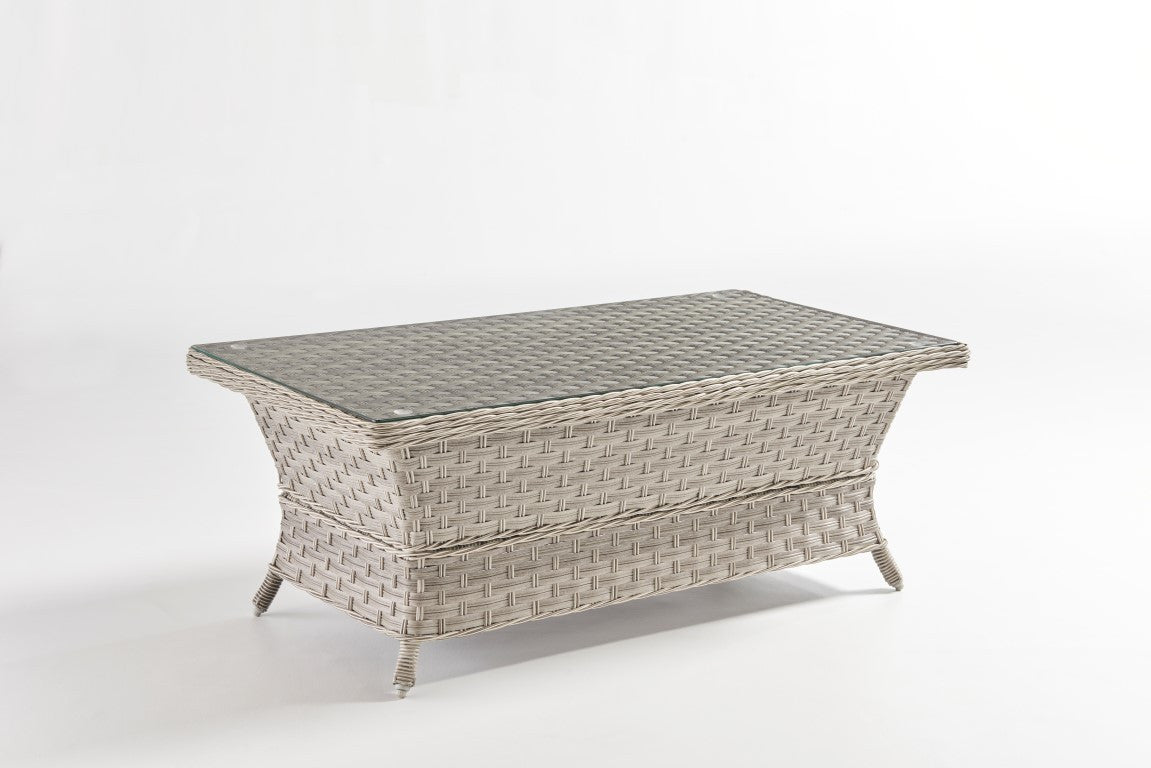 South Sea Rattan Mayfair Coffee Table with Glass Top