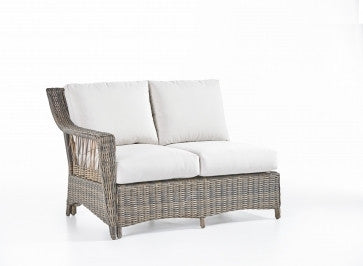 Replacement Cushions for South Sea Rattan St John Wicker Love Seat and One Arm Love Seat