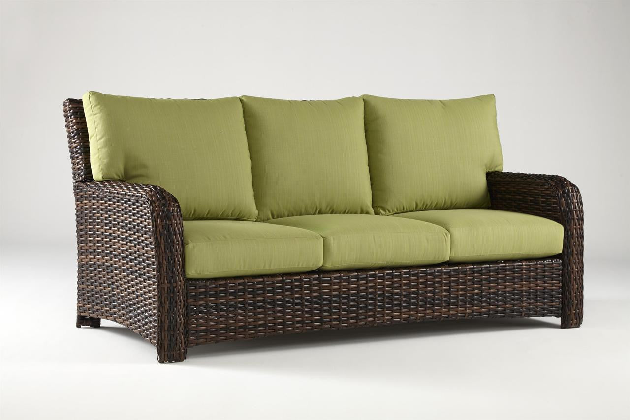 Rattan outdoor online settee