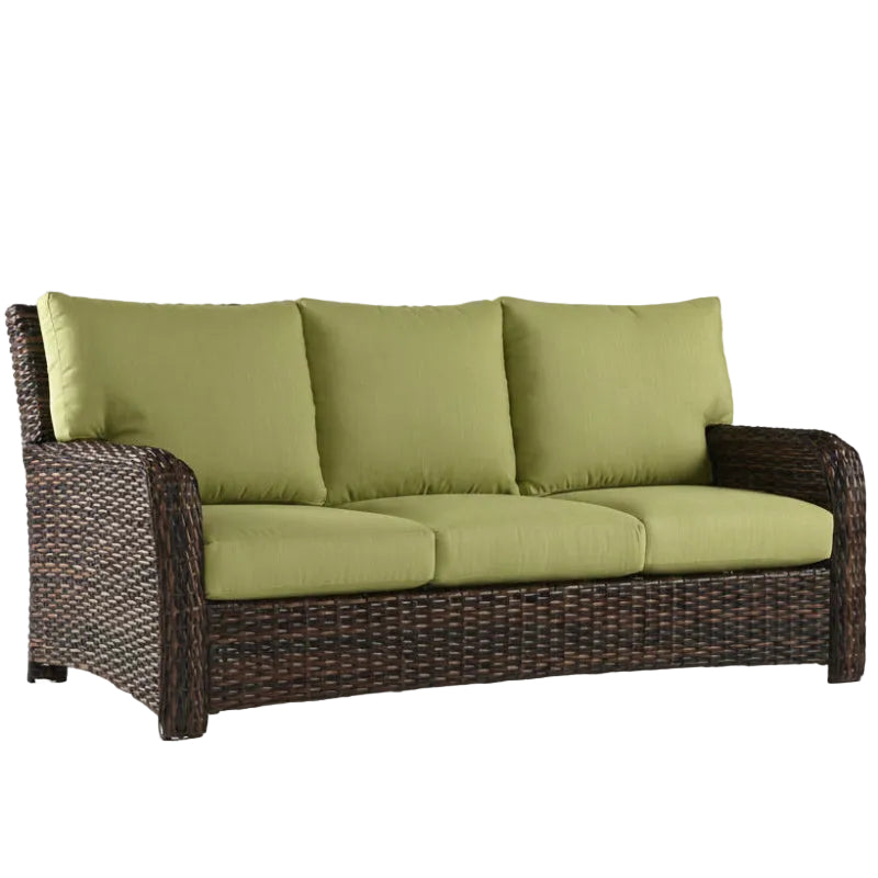 South Sea Rattan Saint Tropez Wicker Outdoor 6-Person Patio Lounge Set