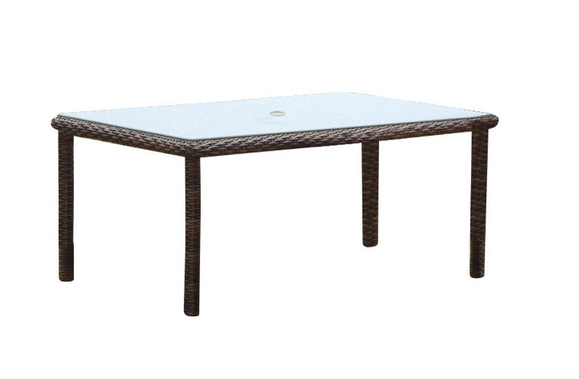 South Sea Rattan Saint Tropez Outdoor Wicker Rectangle Dining Table