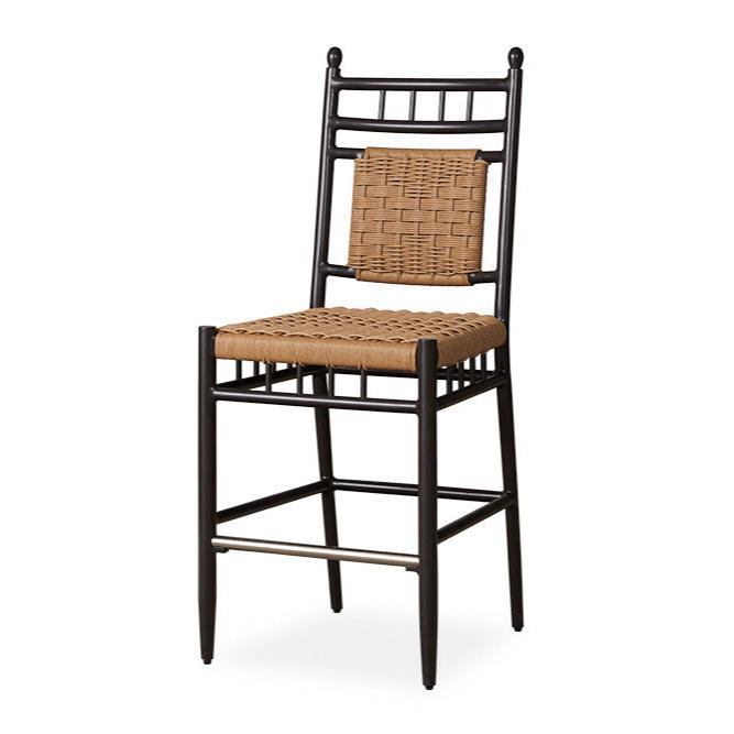 Lloyd Flanders Low Country Woven Vinyl Armless Barstool