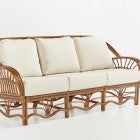 Replacement Cushions for South Sea Rattan Palm Harbor Sofa