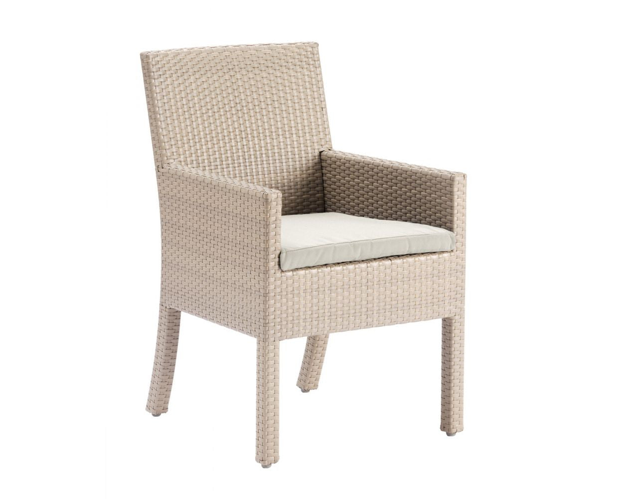 Hospitality Rattan Rubix Stackable Armchair with Cushion