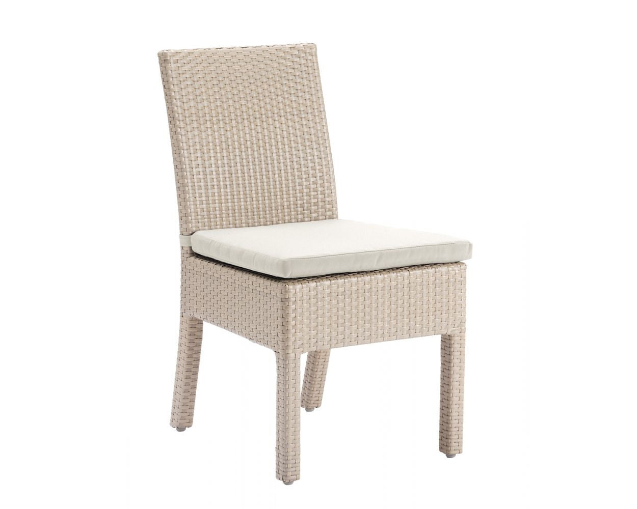 Hospitality Rattan Rubix Stackable Side Chair with Cushion