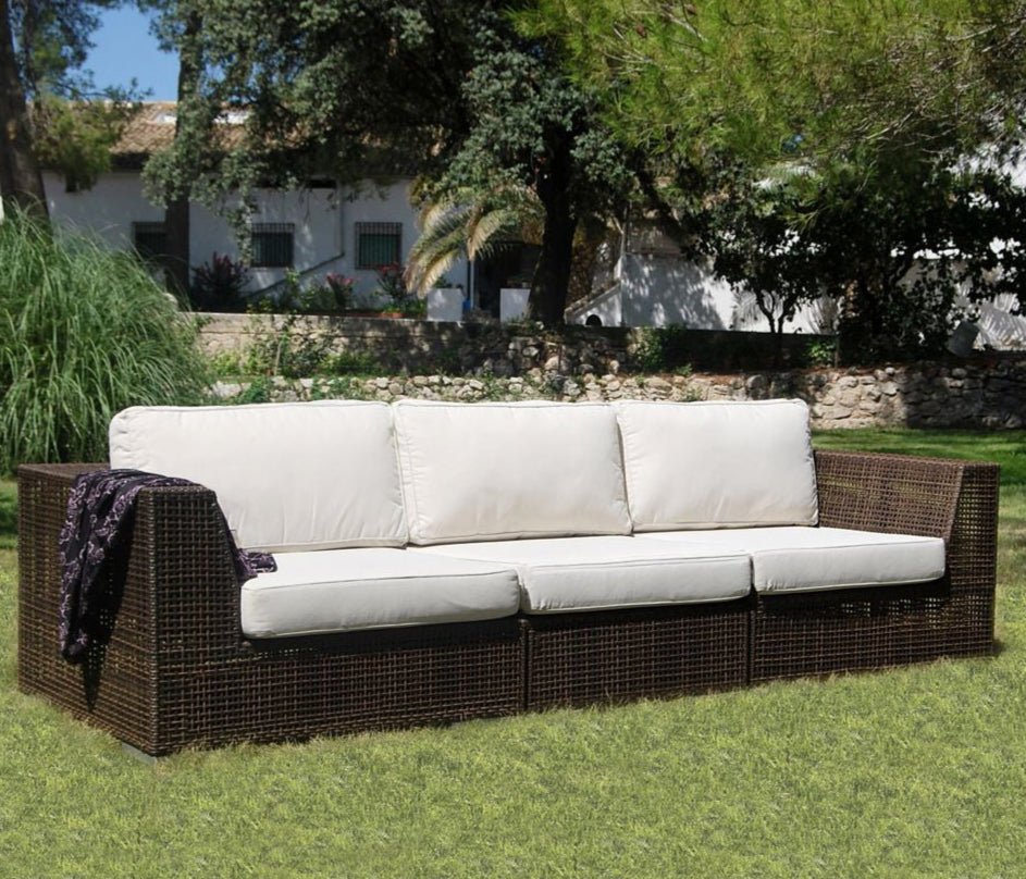 Hospitality Rattan Atlantis 3-Piece Modular Sofa