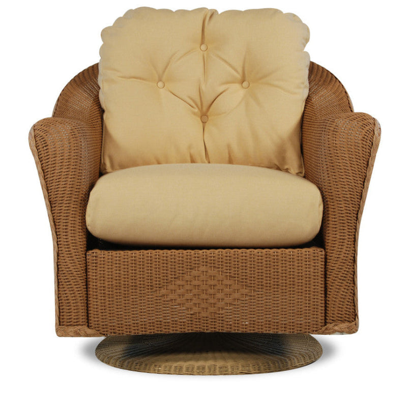 Lloyd Flanders Reflections Wicker Outdoor Swivel Rocker Lounge Chair