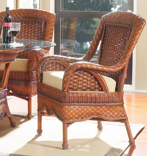 Replacement Cushions for South Sea Rattan Autumn Morning Dining Arm Chair