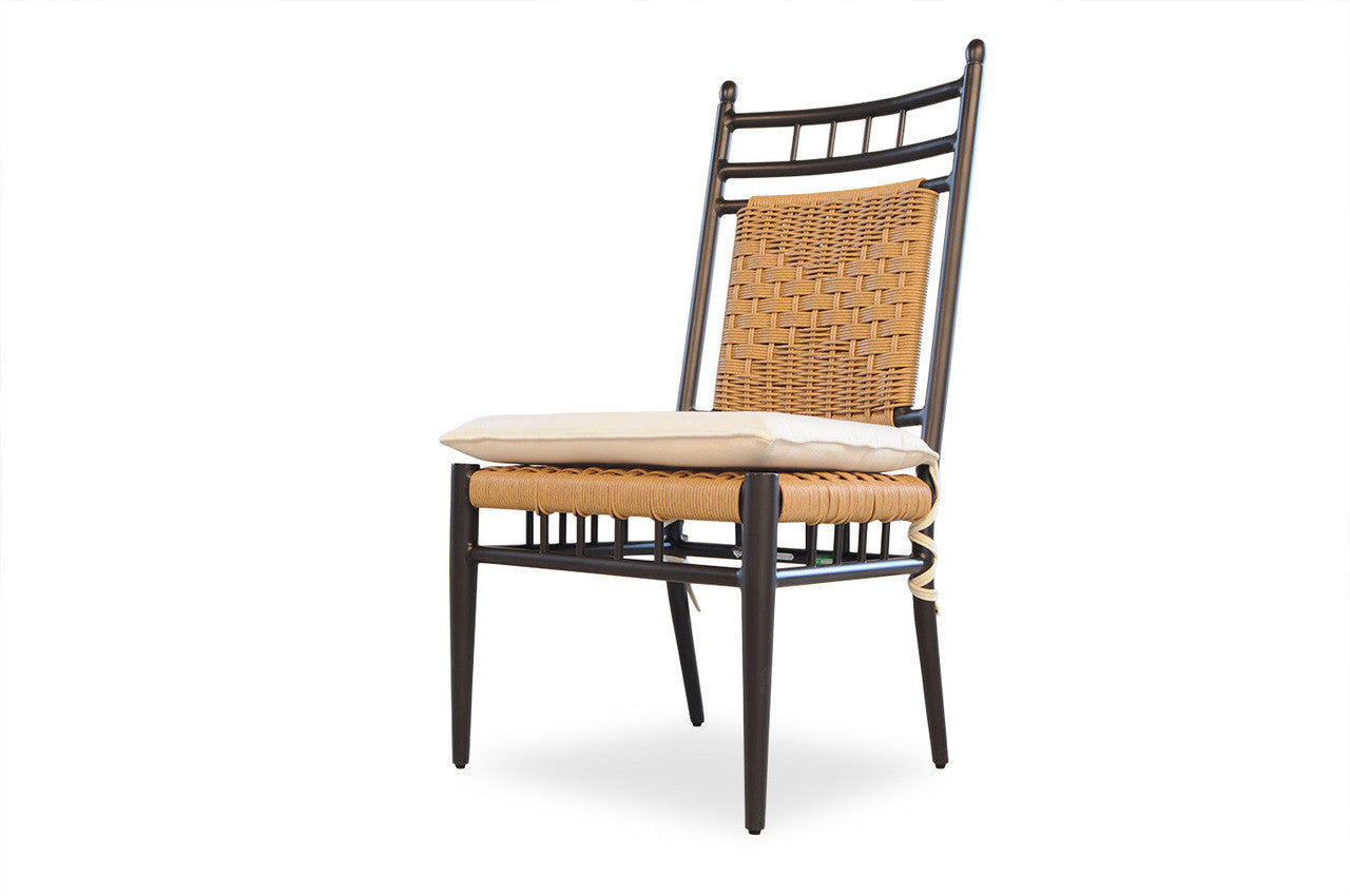 Lloyd Flanders Low Country Woven Vinyl Armless Dining Chair