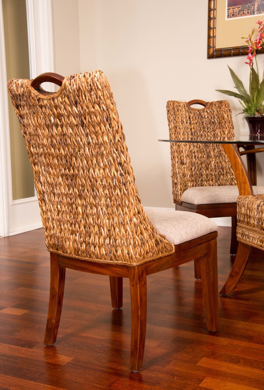 Rattan indoor dining chairs deals