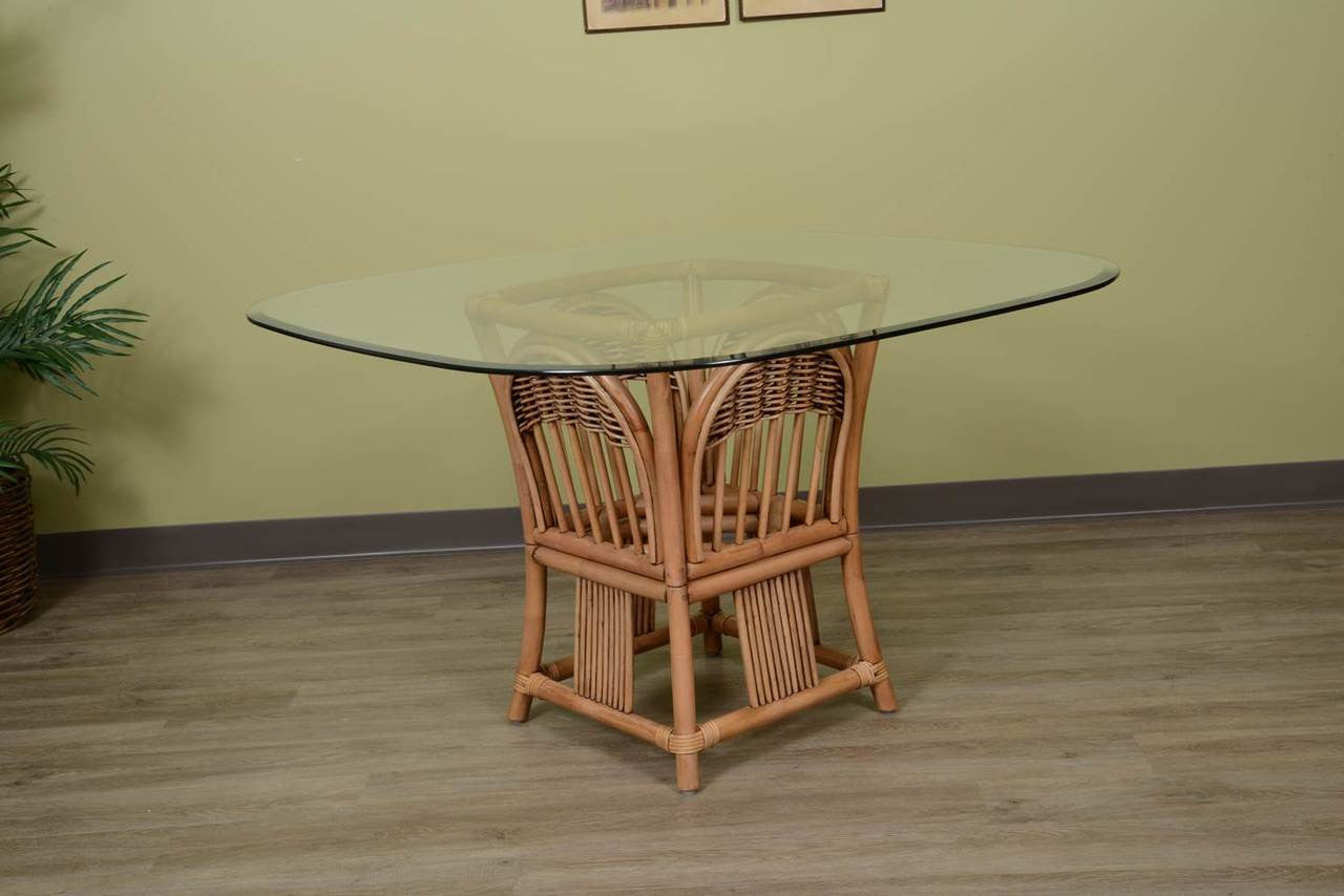Alexander & Sheridan Bridgeport Rattan Indoor Dining Table