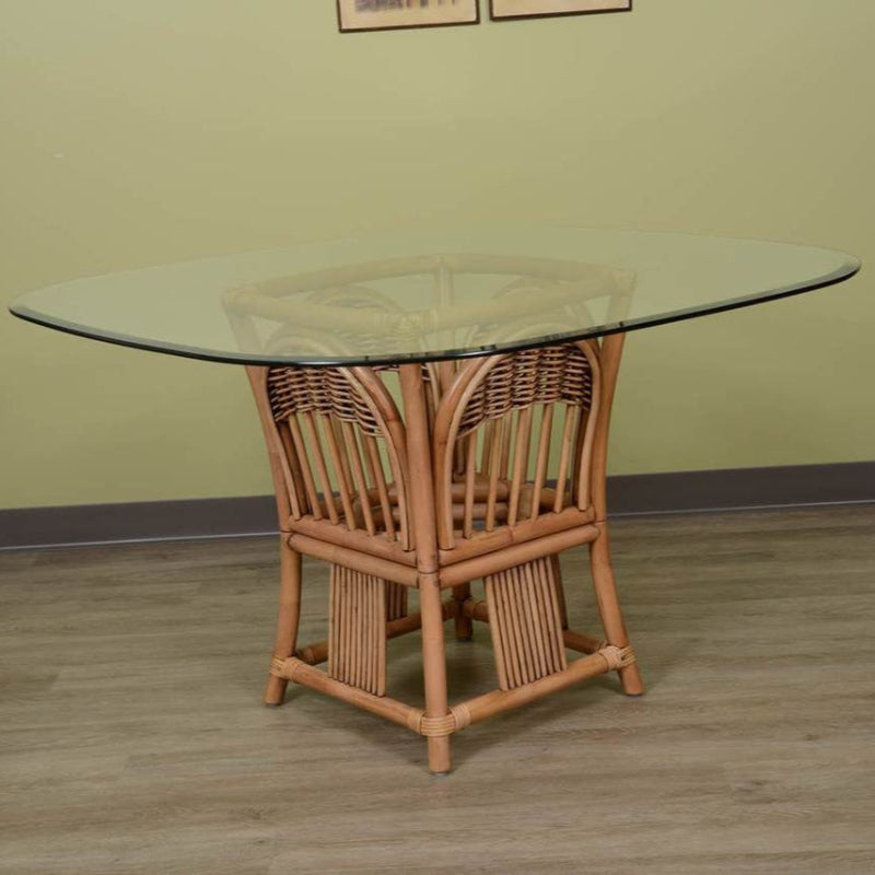 Alexander & Sheridan Bridgeport Natural Rattan Indoor Dining Table