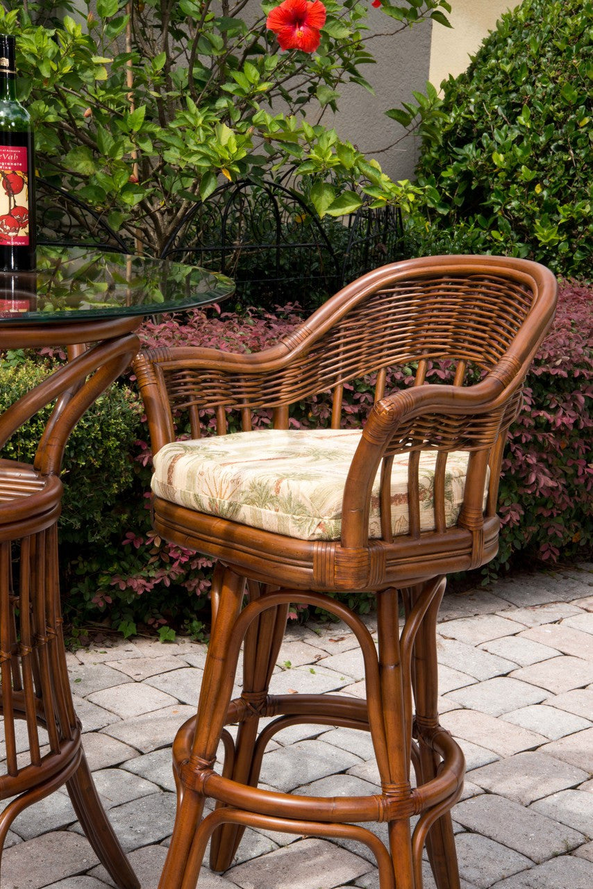 Alexander & Sheridan Bridgeport 3 Piece Rattan Indoor Pub Set