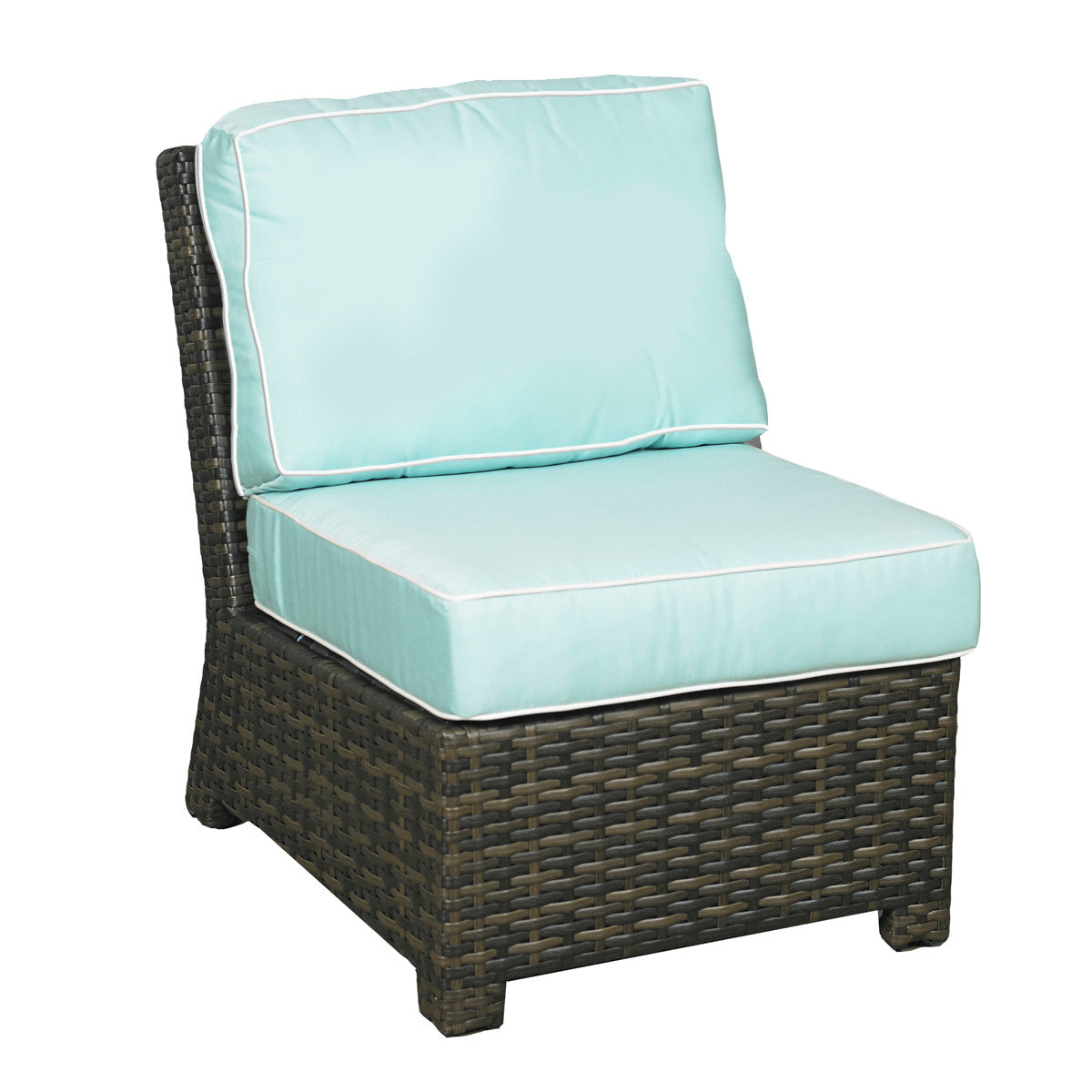 Forever Patio Brookside Wicker Sectional MIddle Chair