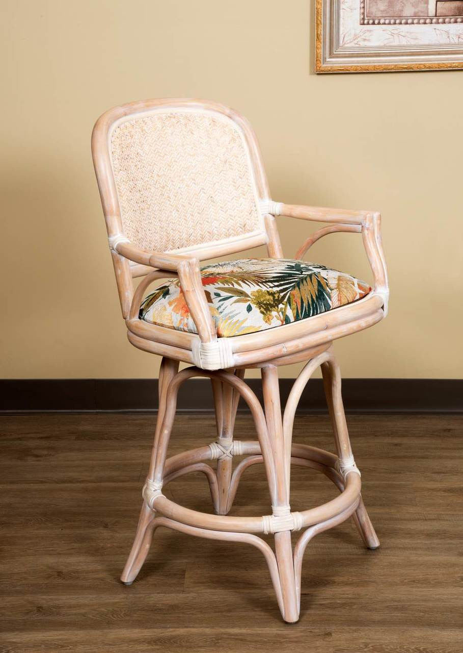 Rattan deals bench stool