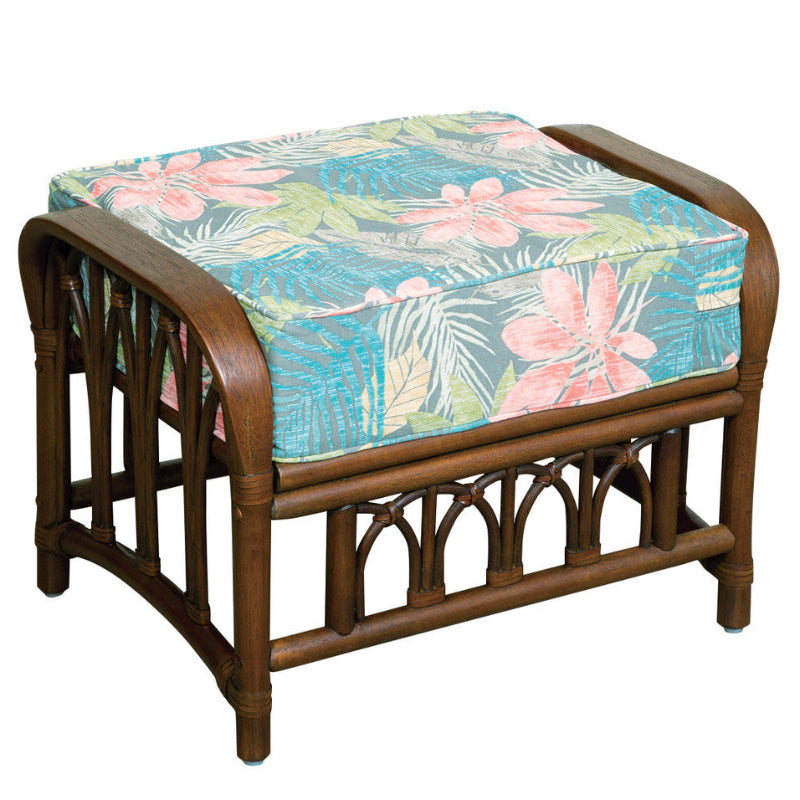 Alexander & Sheridan Cuba Rattan Indoor 2-Piece Lounge Chair Set with Cushions