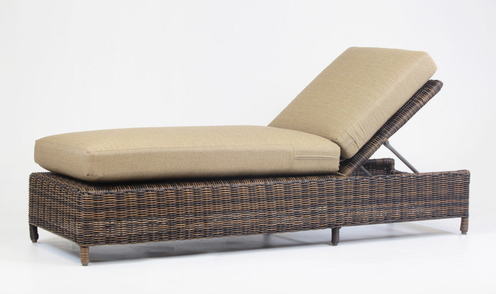 South Sea Rattan Del Ray Resin Wicker Chaise Lounge