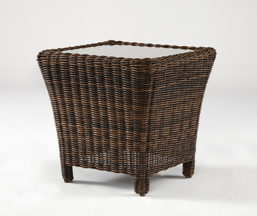 South Sea Rattan Del Ray Resin Wicker End Table