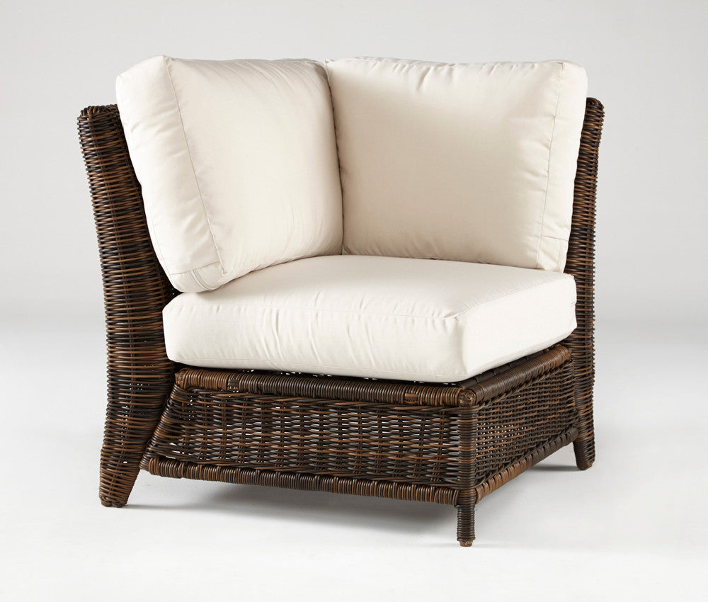 South Sea Rattan Del Ray Resin Wicker Sectional Corner Piece