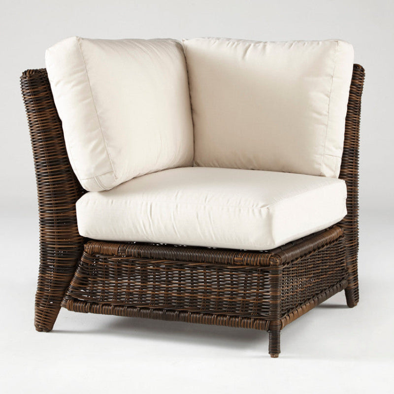 South Sea Rattan Del Ray Resin Wicker Outdoor Sectional Corner Piece