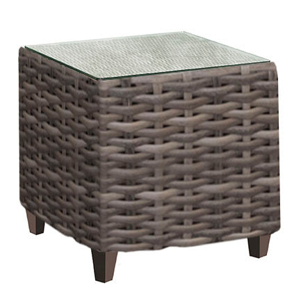 Forever Patio Aberdeen Square Wicker End Table