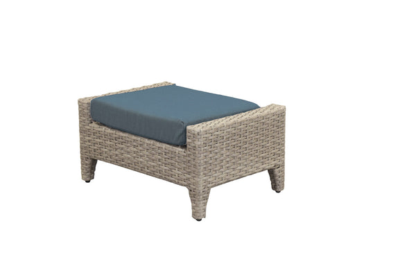 Forever Patio Cavalier Rectangle Wicker Ottoman