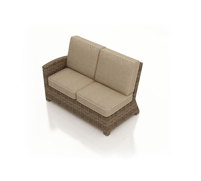 Forever Patio Cypress Wicker Sectional Left Arm Facing Loveseat