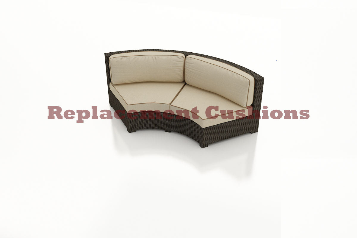 Replacement Cushions for Forever Patio Hampton Radius Curved Love Seat