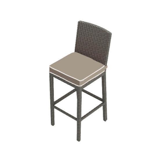 Forever Patio Universal Woven 30" Armless Bar Stool - Flat Weave