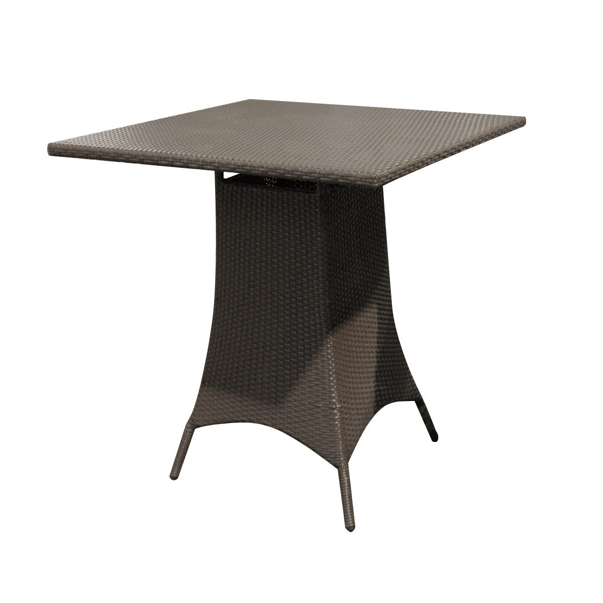 Forever Patio Universal Woven Bar Height Table - Flat Weave