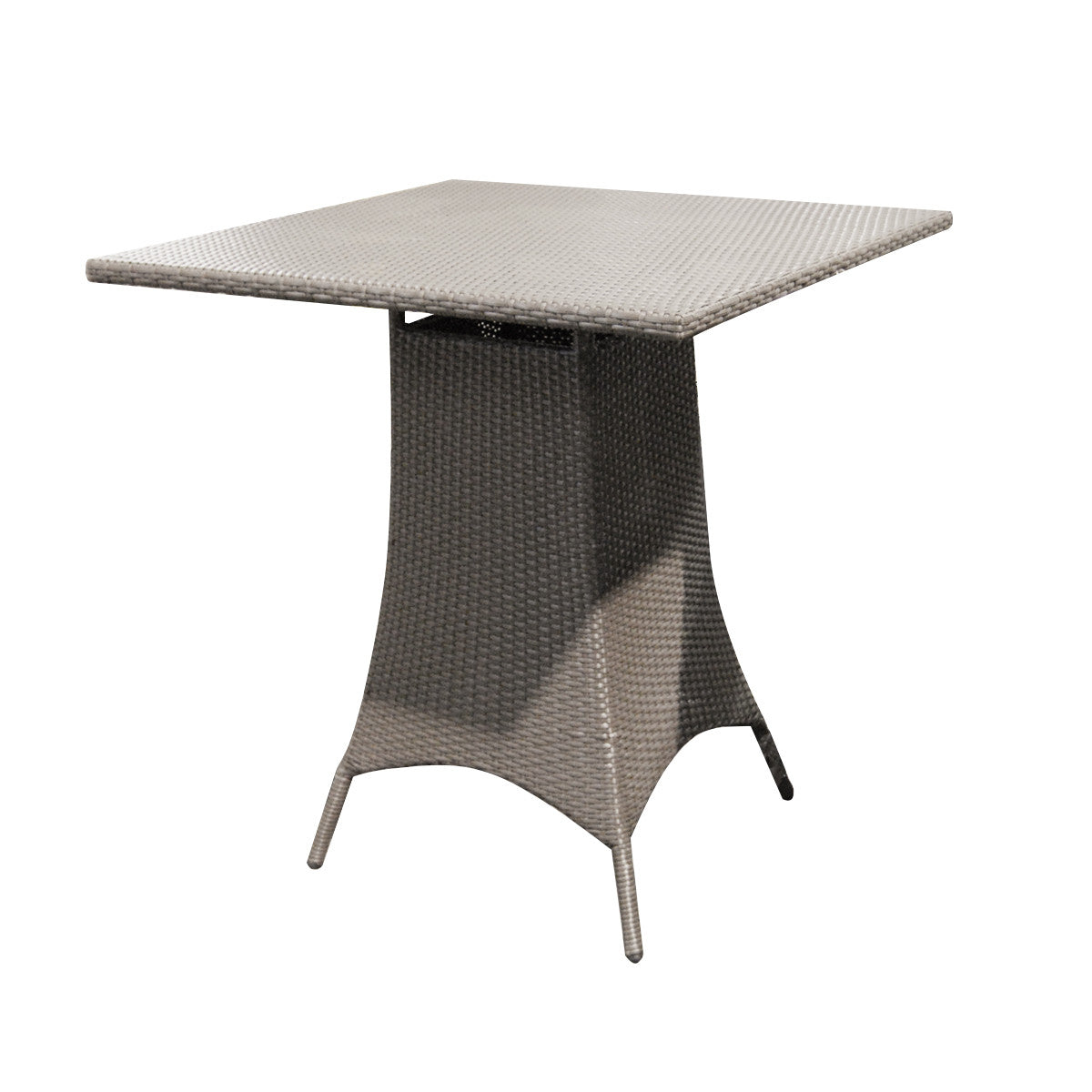 Forever Patio Universal Woven Bar Height Table - Flat Weave