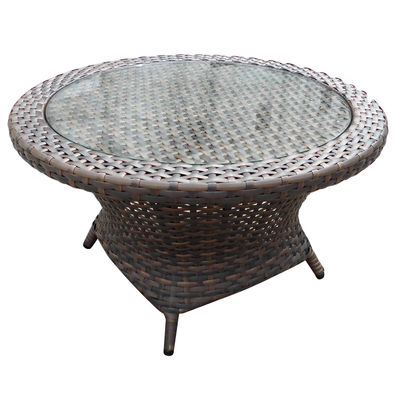 Forever Patio Universal Woven Rotating Chat Table - Premium Weave