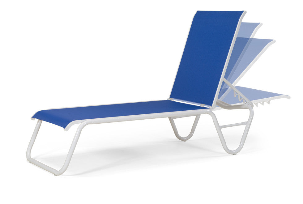 Telescope Casual Gardenella Sling Lay-Flat Stacking Armless Chaise