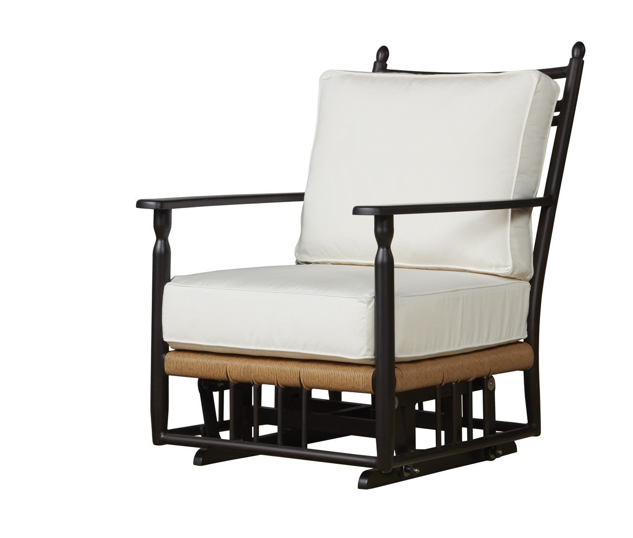 Lloyd Flanders Low Country Woven Vinyl Glider Lounge Chair