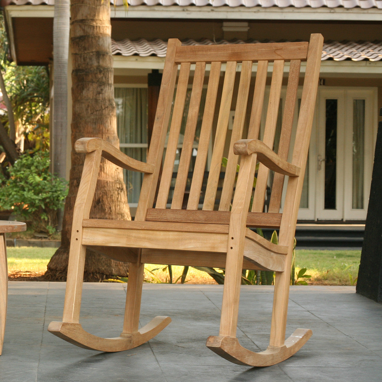 Tortuga Outdoor Jakarta 3 Piece Teak Rocking Chair Set