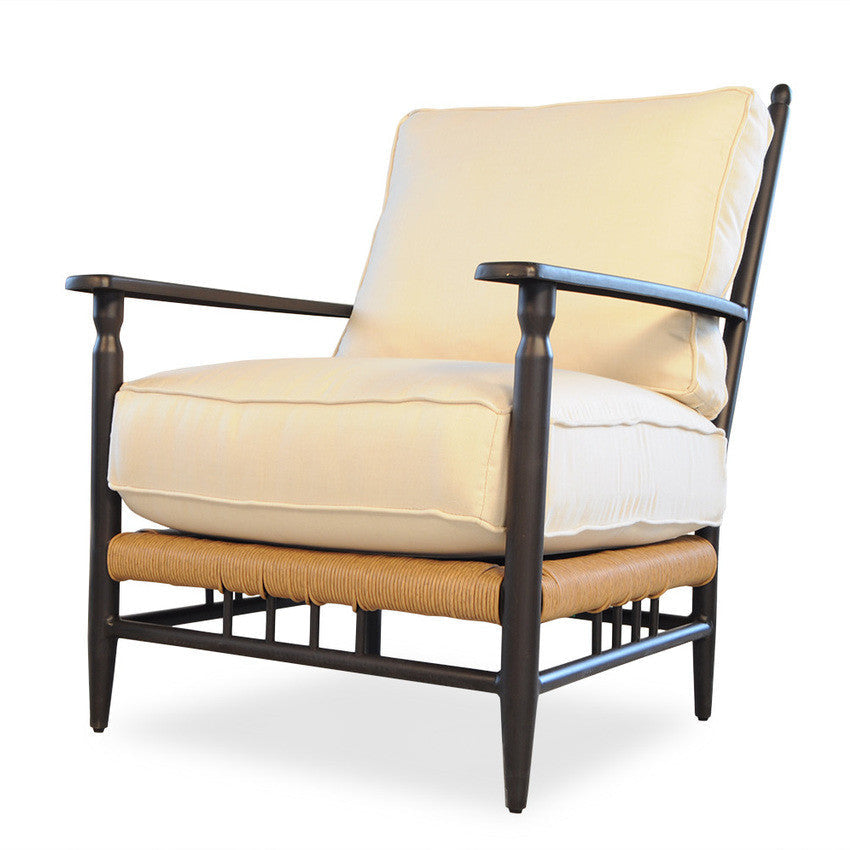 Lloyd Flanders Low Country Woven Vinyl Outdoor Lounge Chair
