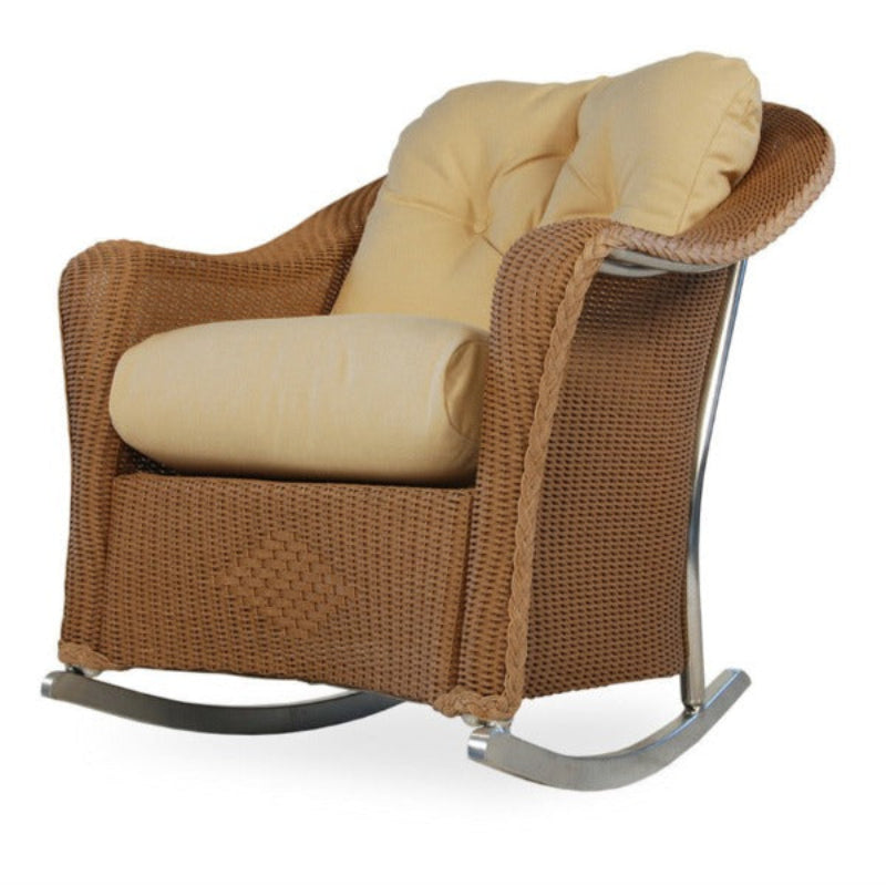 Lloyd Flanders Reflections Wicker Outdoor Lounge Rocker