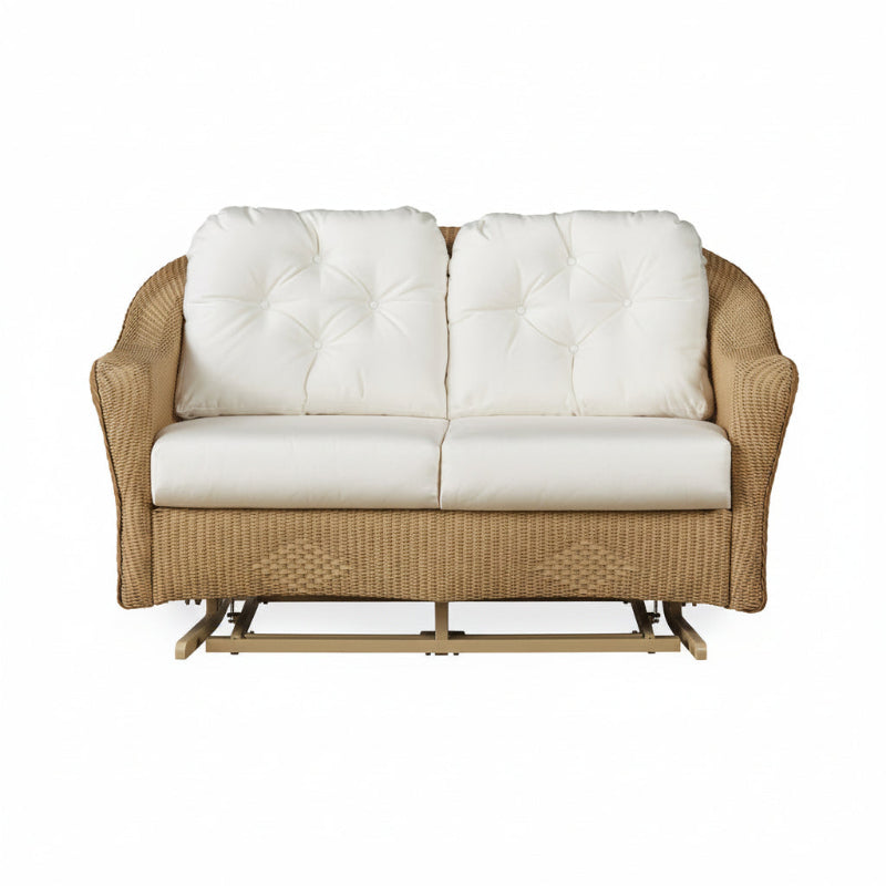 Lloyd Flanders Reflections Wicker Outdoor Loveseat Glider