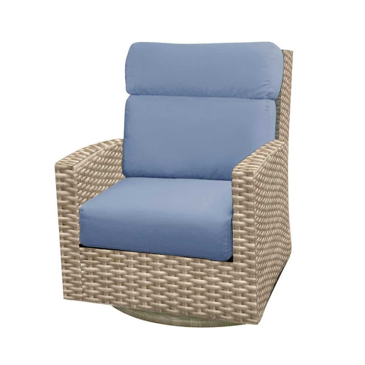Replacement Cushions for Forever Patio Cavalier Wicker High Back Swivel Rocker Chair