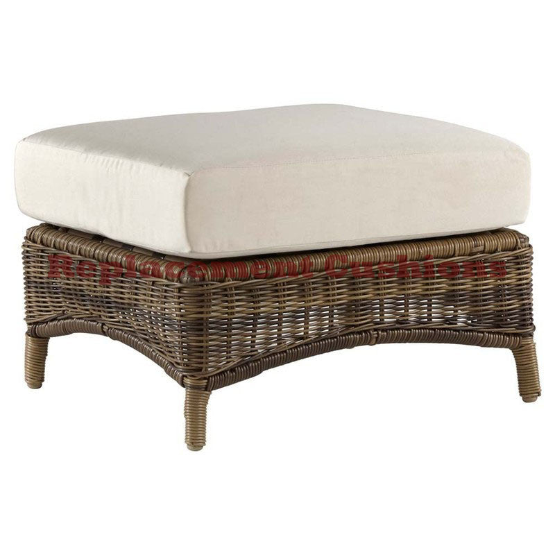 Replacement Cushions for South Sea Rattan Provence Ottoman