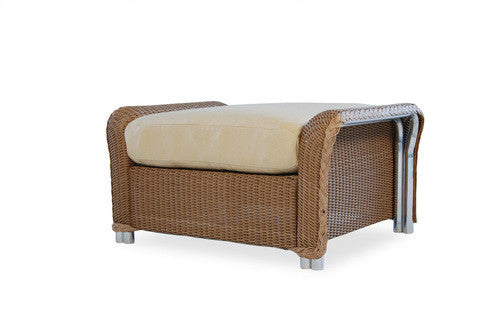 Replacement Cushions for Lloyd Flanders Reflections Wicker Ottoman