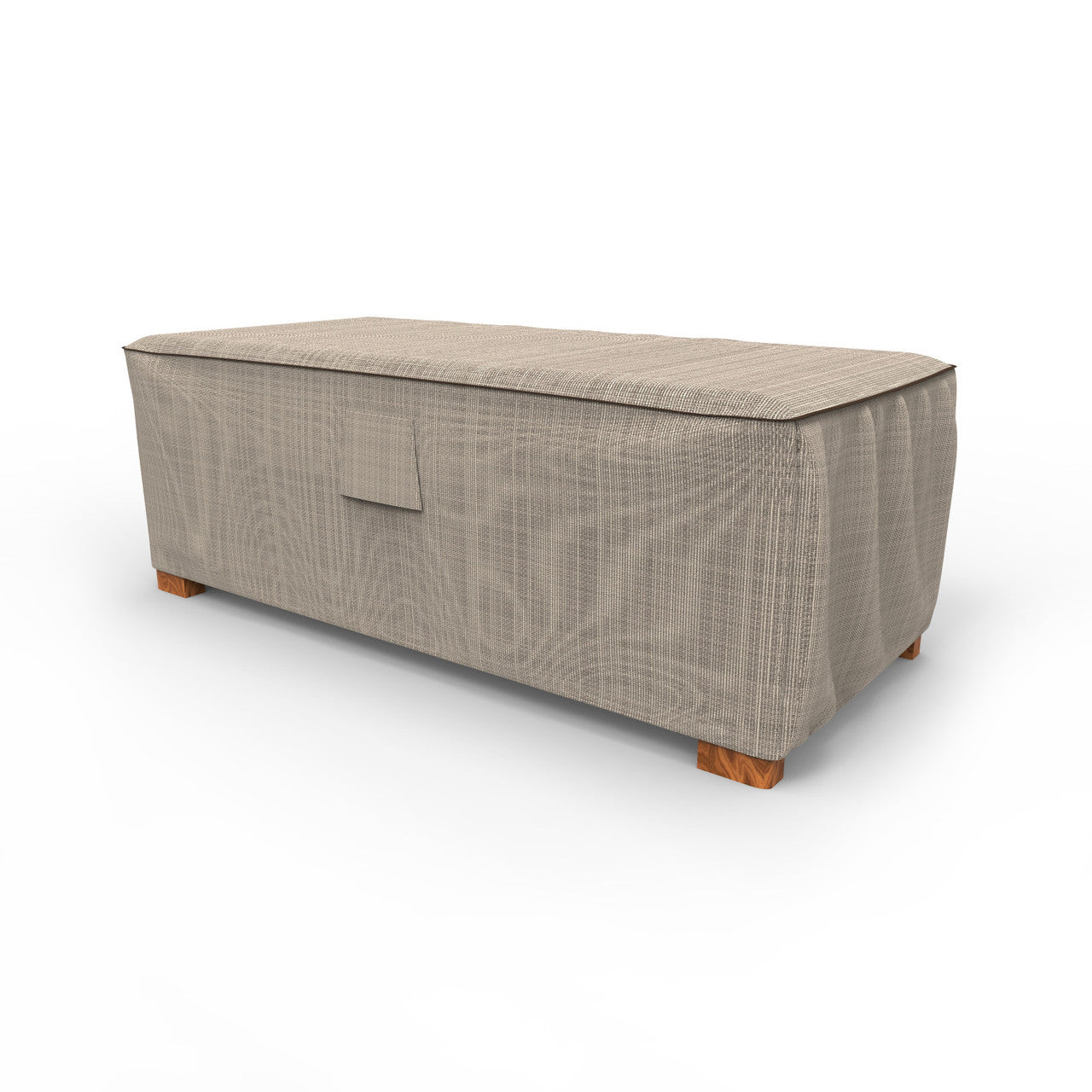 Budge Industries English Garden Slim Patio Ottoman/Coffee Table Cover - Large