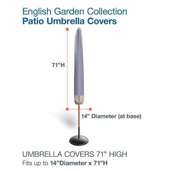 Budge Industries English Patio Umbrella Cover