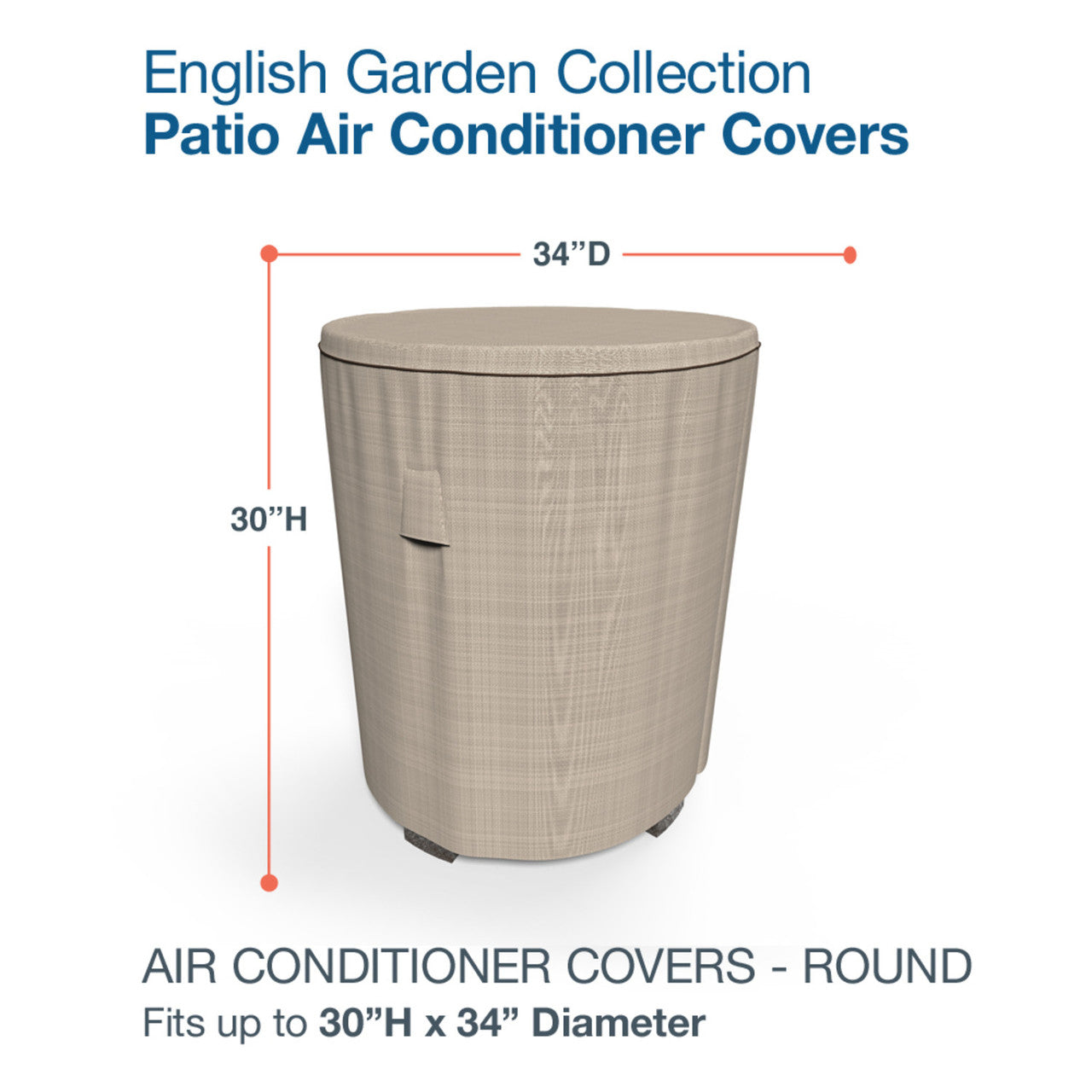 Budge Industries English Garden Round AC Cover