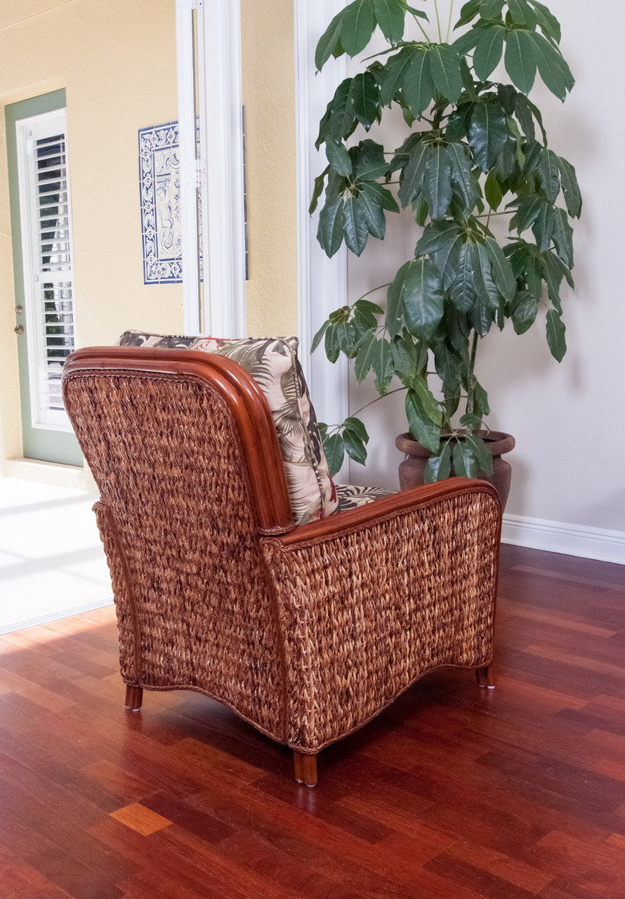 Alexander & Sheridan Panama Rattan Indoor Lounge Chair