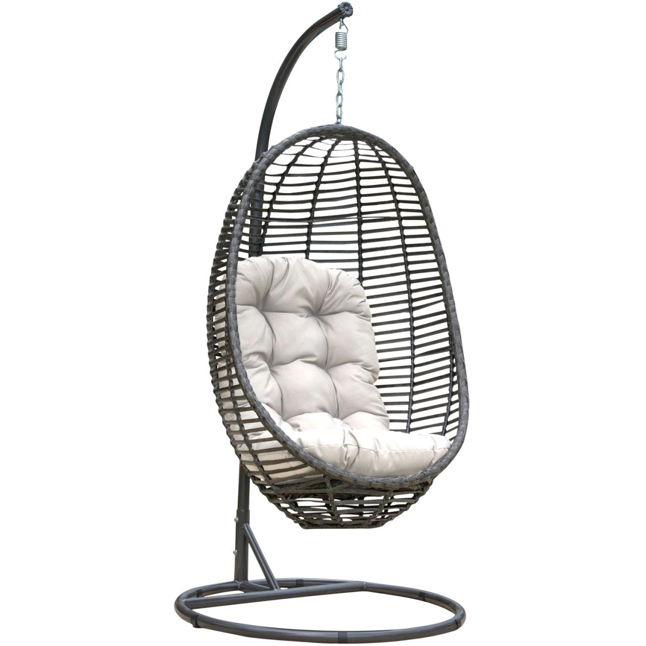 Panama Jack Graphite 2 PC Hanging Chair with Cushions Discontinued