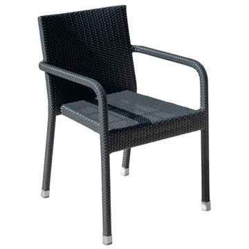 Panama Jack Onyx Stackable Arm Chair