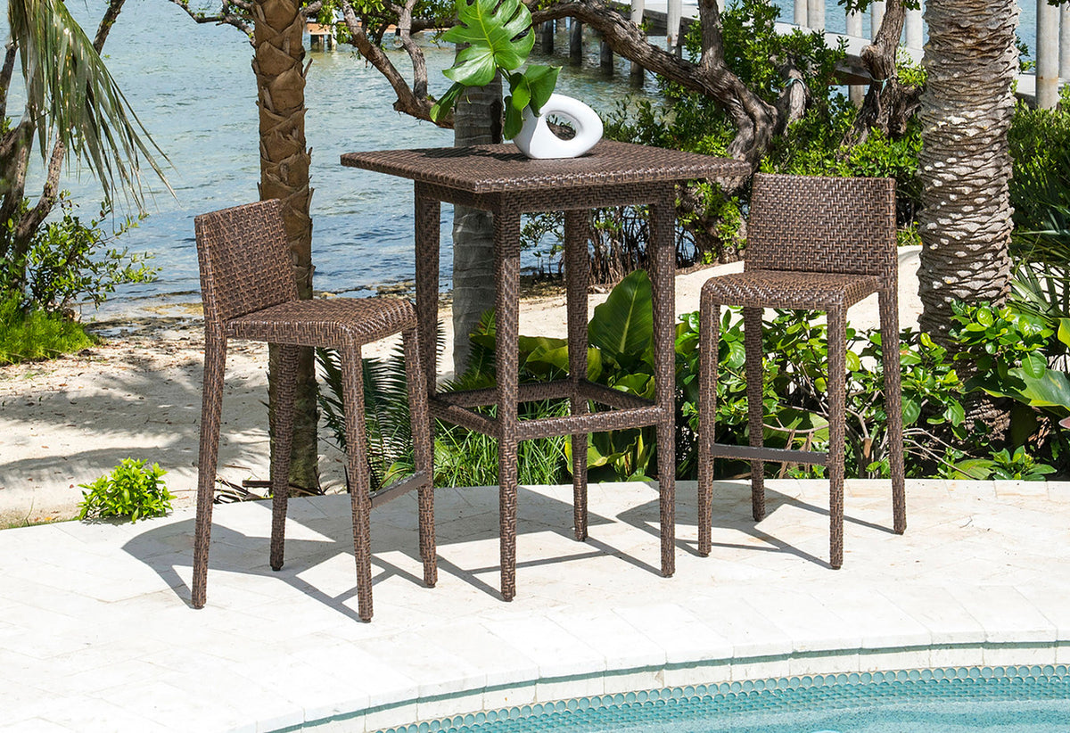 Panama Jack Oasis Pub Table with Glass